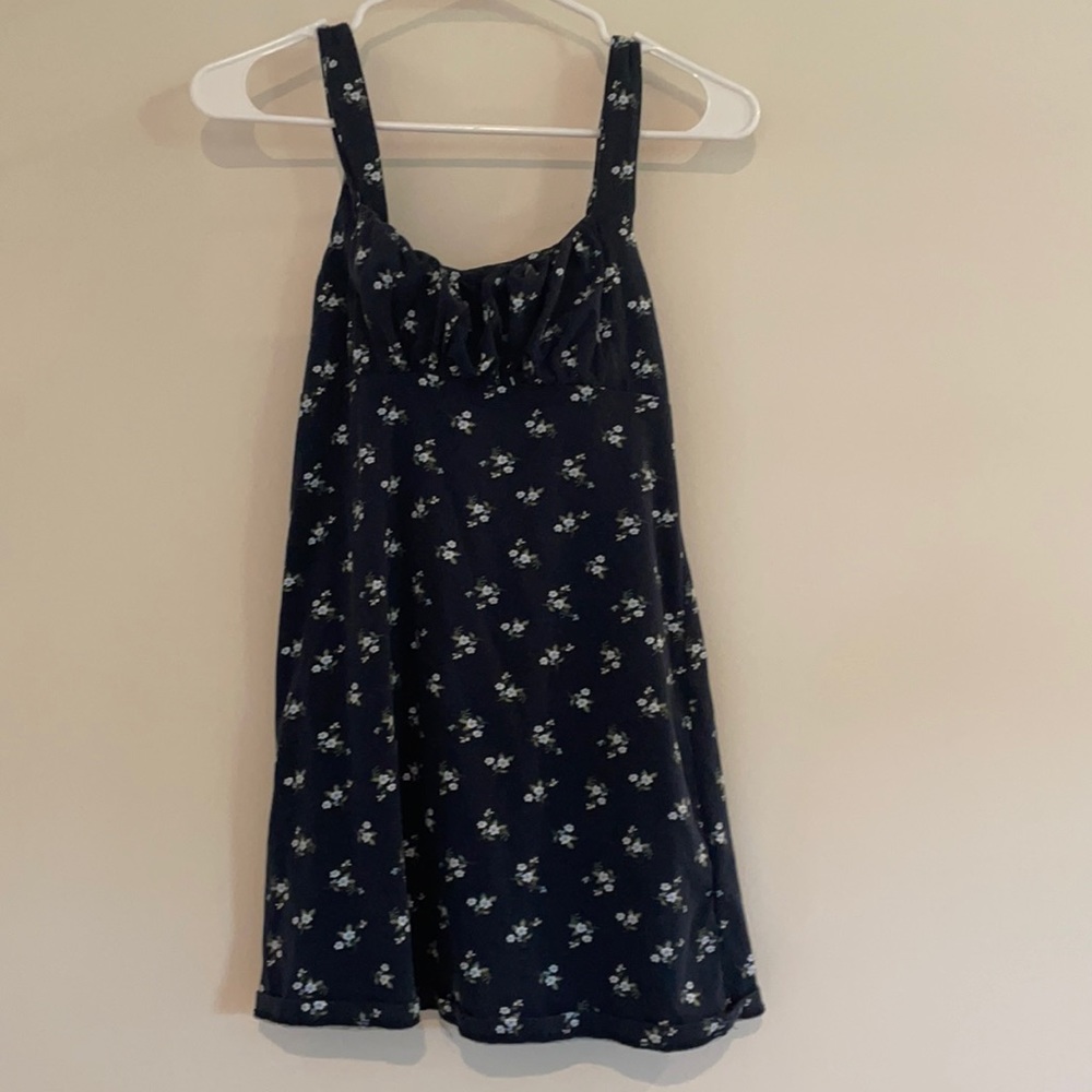 Navy blue Hollister mini dress.